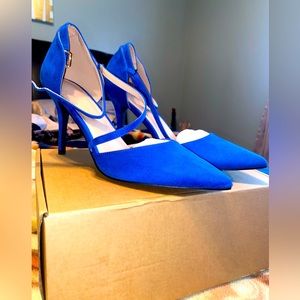 SHEIN Navy blue Strappy heel size 11 (4 inch) NWOT